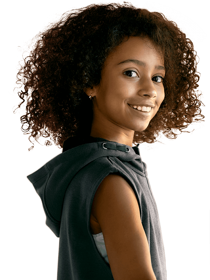 smiling african-american girl